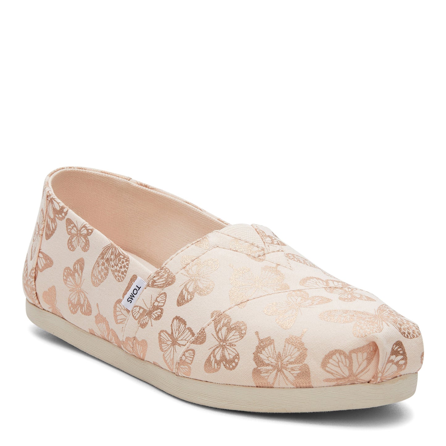 Peltz Shoes Women's Toms Alpargata Slip-On PEACH 10019630