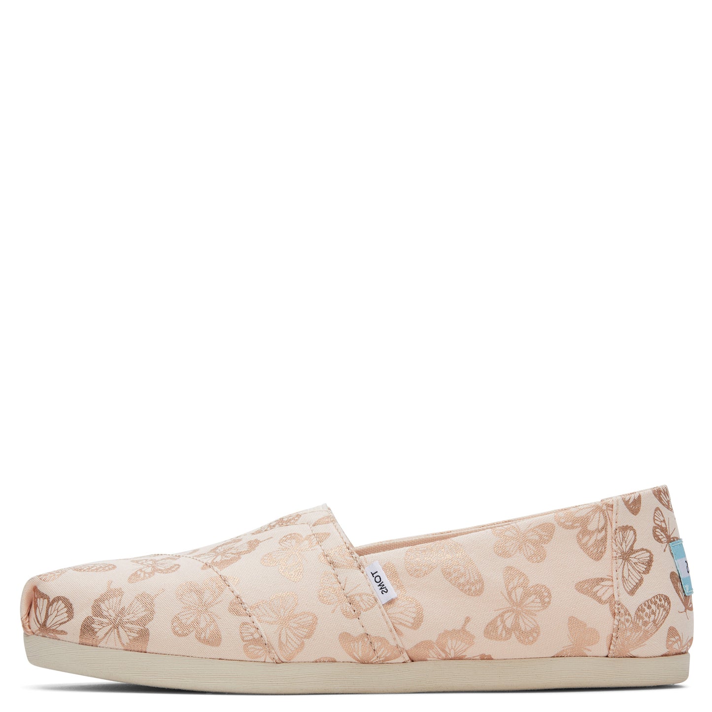 Peltz Shoes Women's Toms Alpargata Slip-On PEACH 10019630