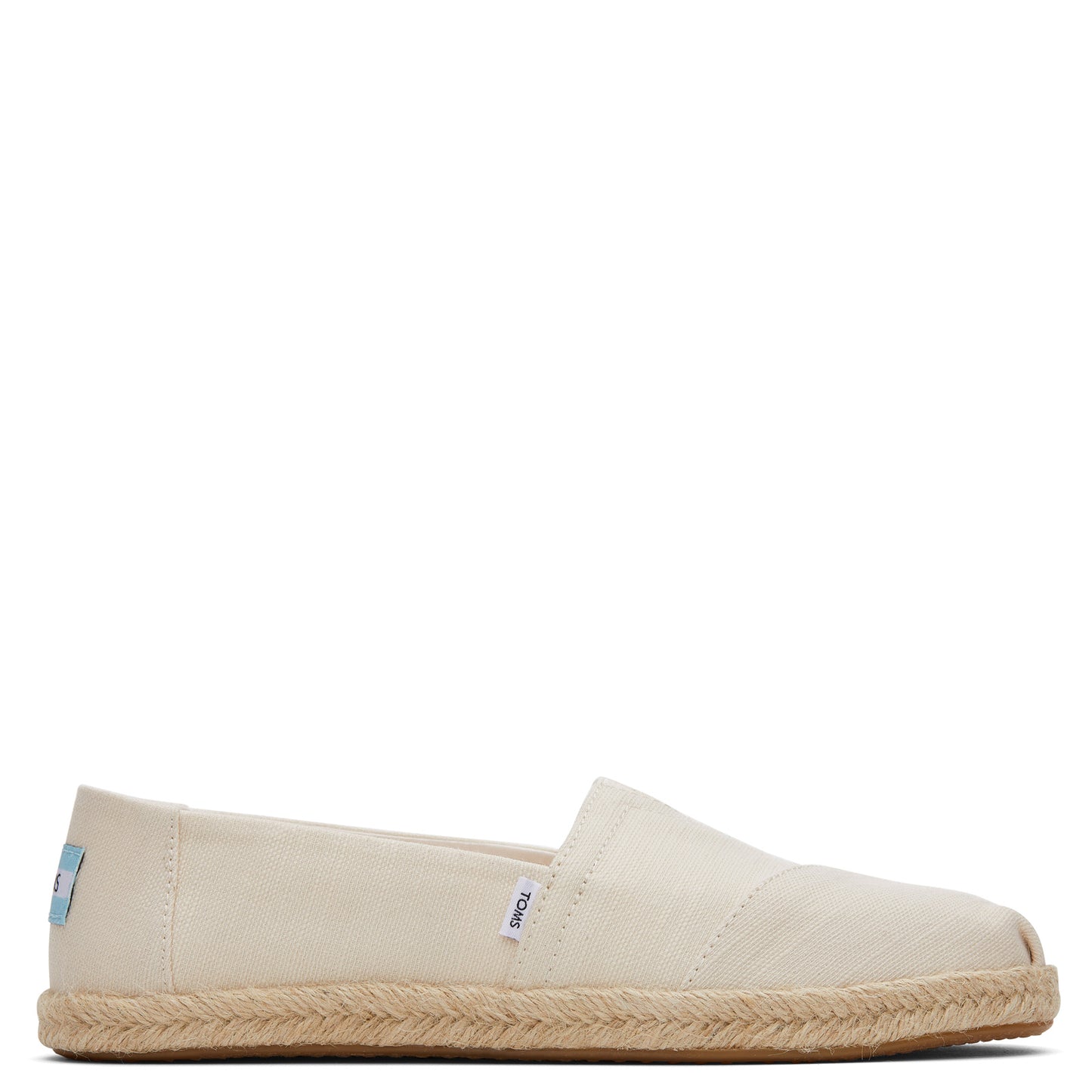 Peltz Shoes Women's Toms Alpargata Rope Recycled Espadrille Slip-On NATURAL 10019682