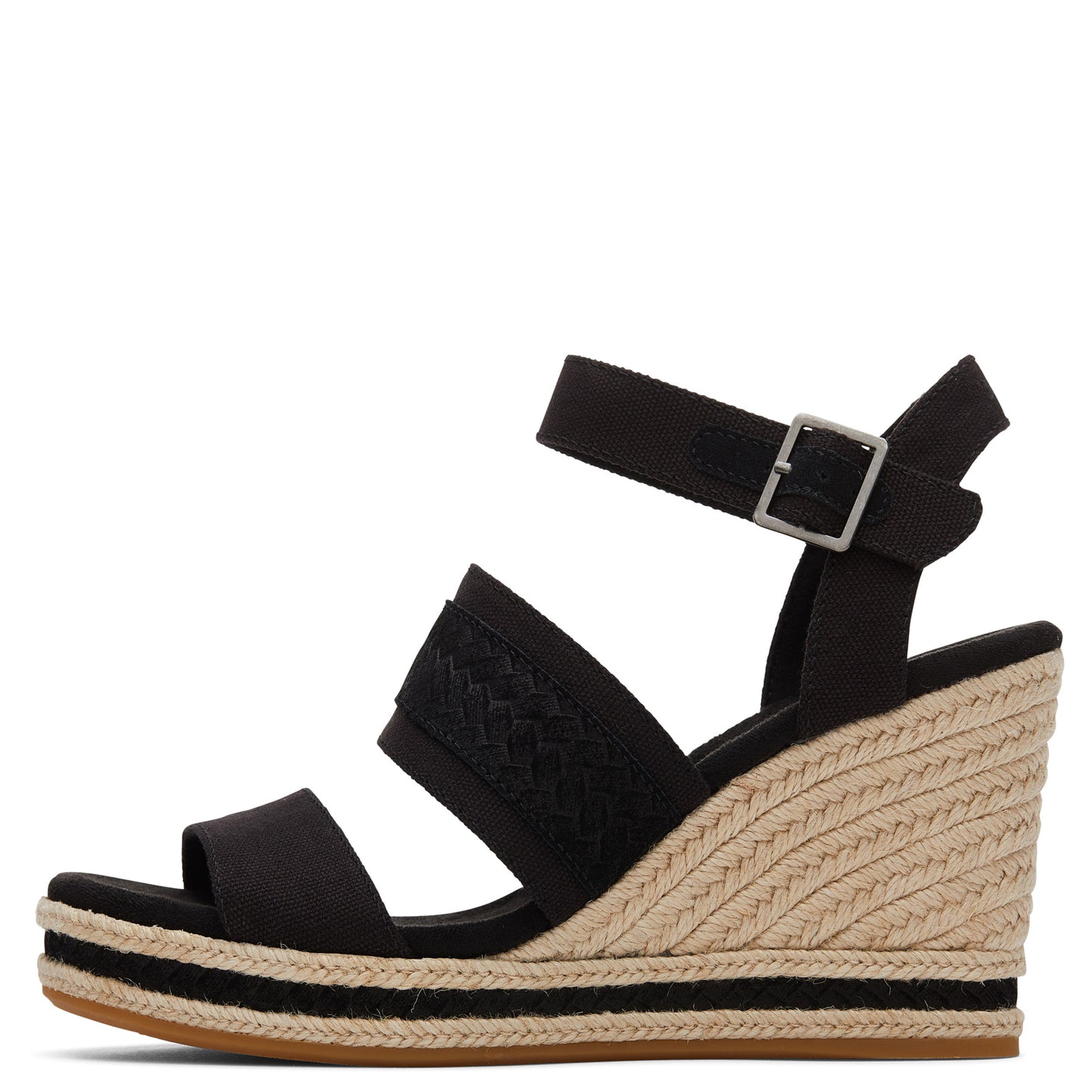 Peltz Shoes Women's Toms Madelyn Sandal Black 10019712