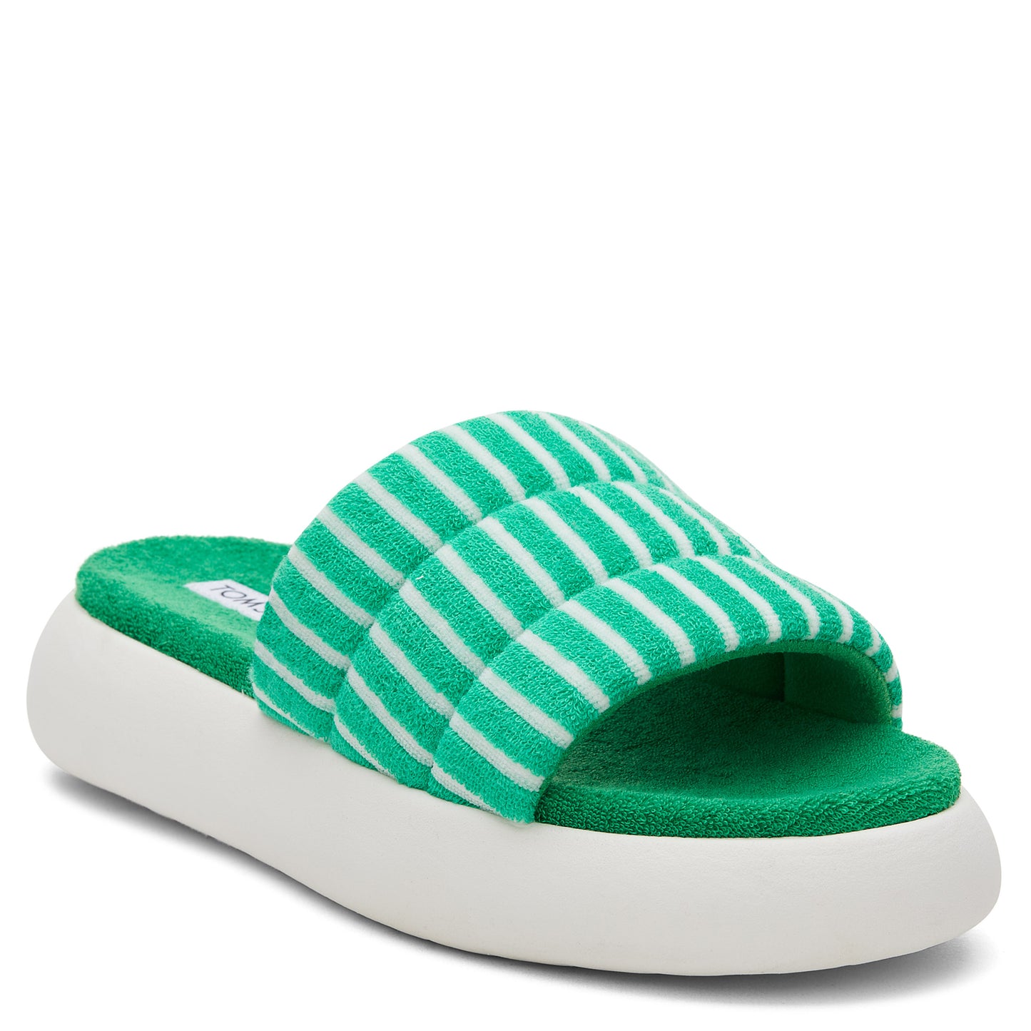 Peltz Shoes Women's Toms Alpargata Mallow Slide Sandal FERN 10019721