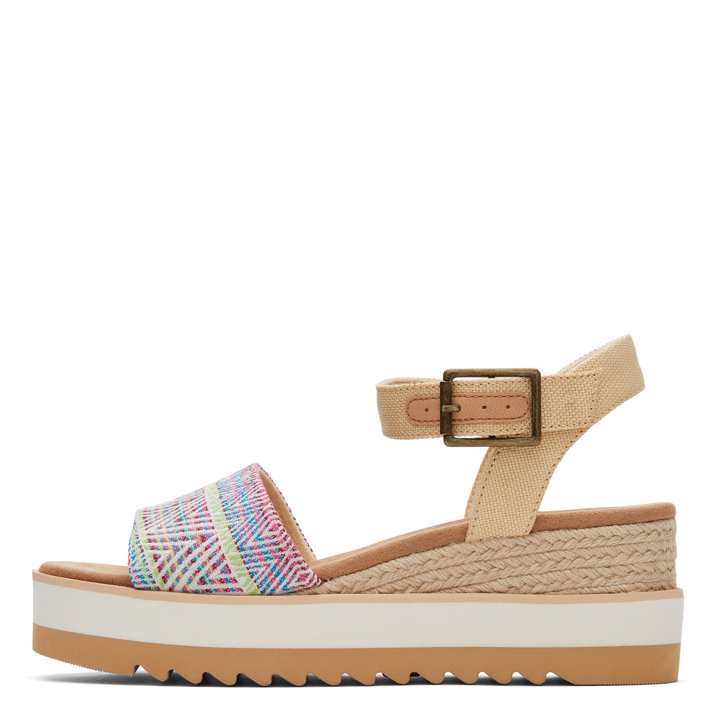 Peltz Shoes Women's Toms Diana Sandal NATURAL 10019728