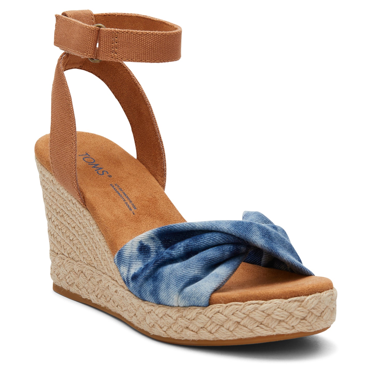 Peltz Shoes Women's Toms Marisela Sandal denim 10019741