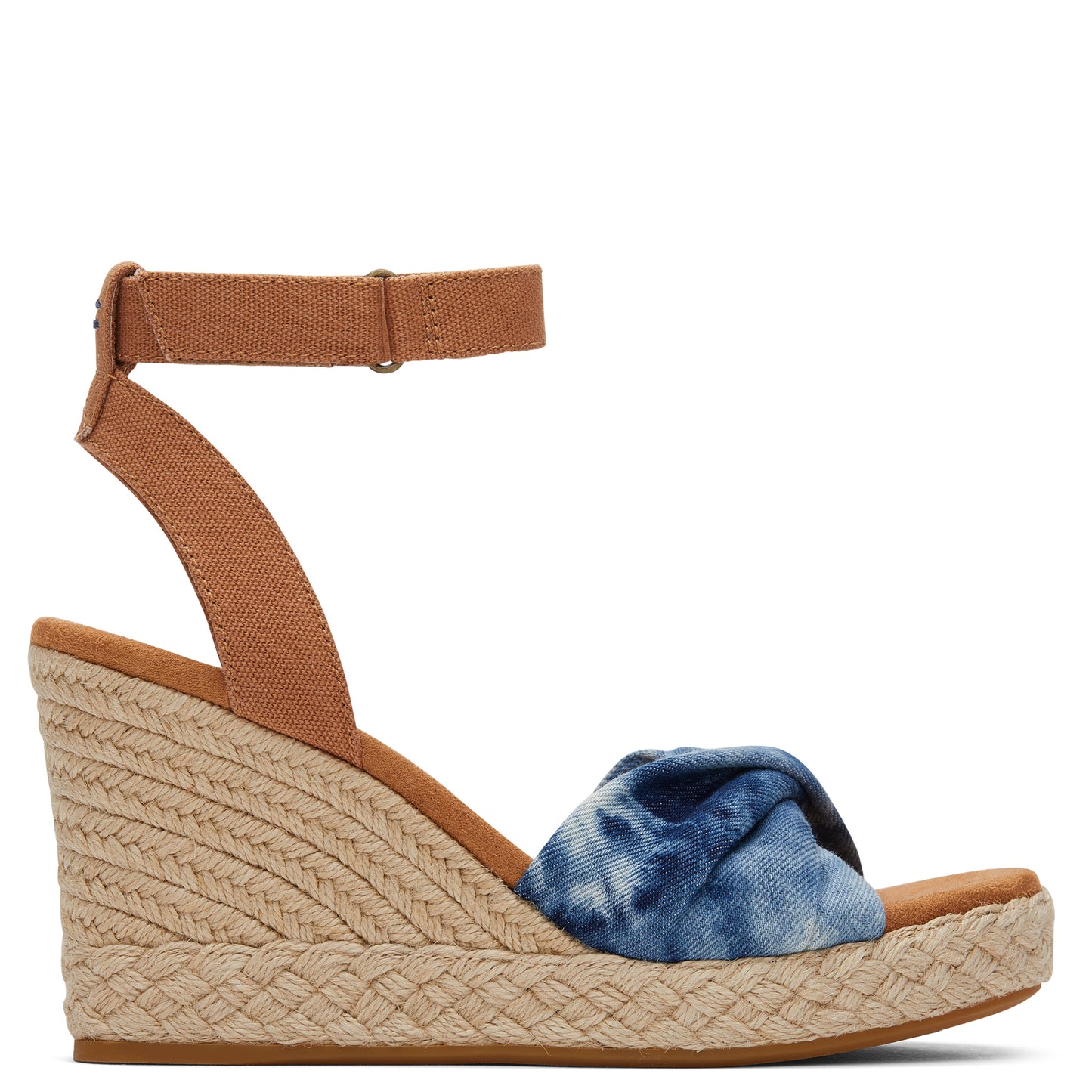 Peltz Shoes Women's Toms Marisela Sandal denim 10019741