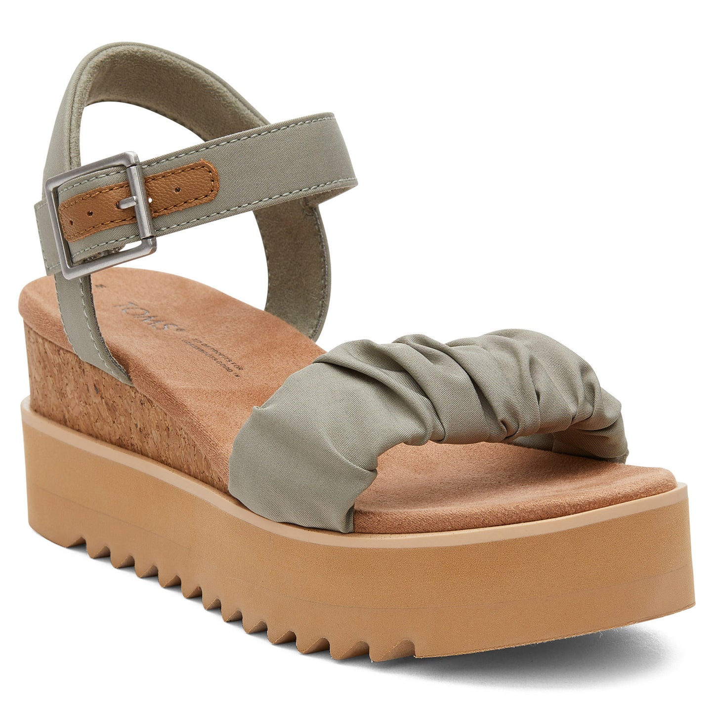 Peltz Shoes Women's Toms Diana Sandal VETIVER 10019753