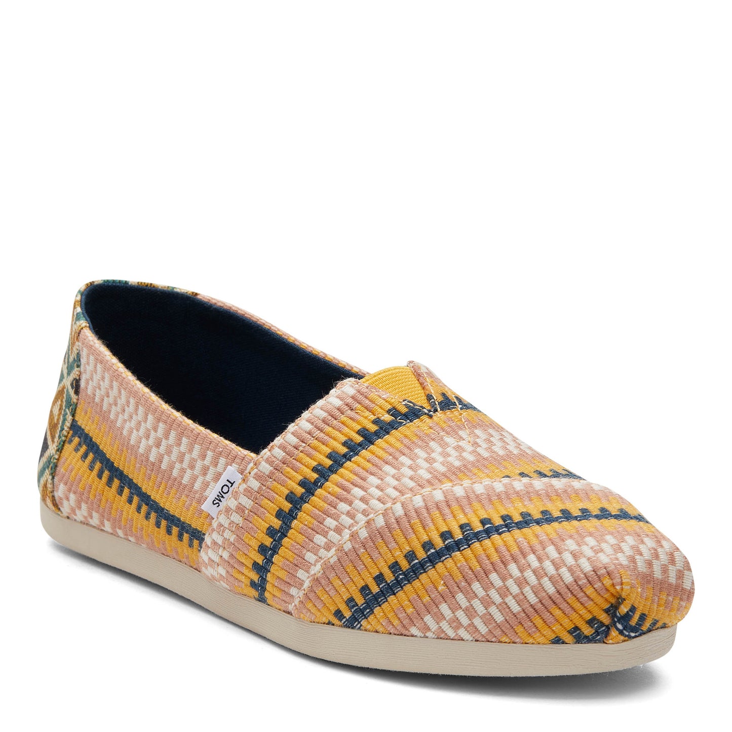 Peltz Shoes Women's Toms Alpargata Cloudbound Slip-On MANGO STRIPE 10020105