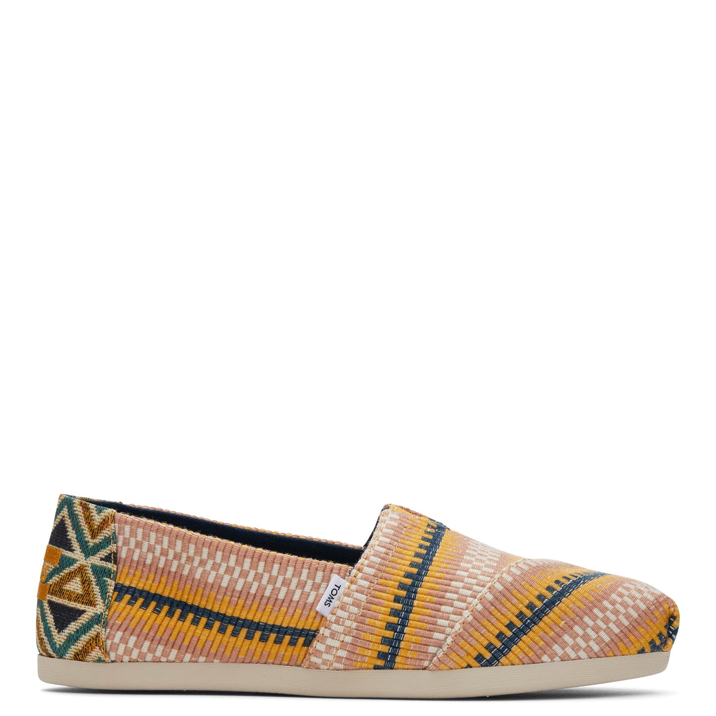 Peltz Shoes Women's Toms Alpargata Cloudbound Slip-On MANGO STRIPE 10020105