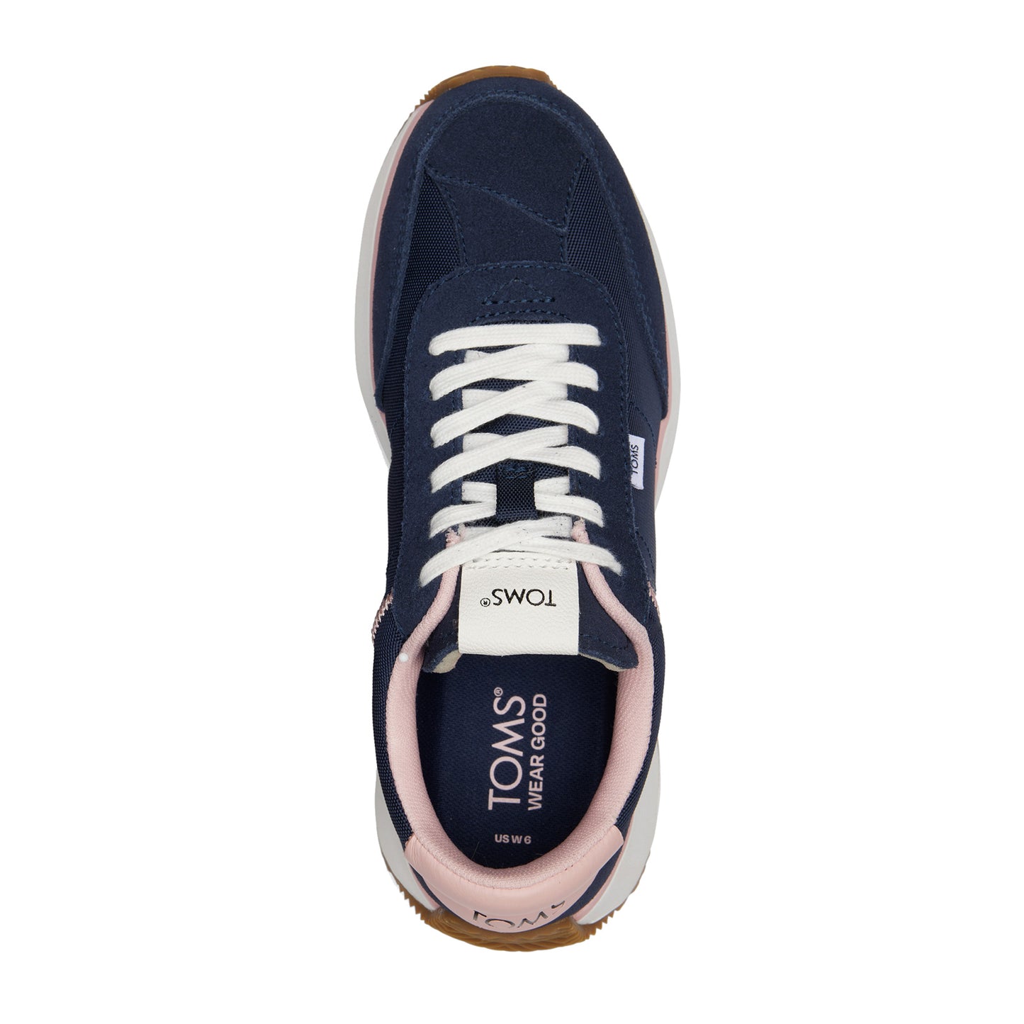 Peltz Shoes Women's TOMS Wyndon Sneaker NAVY 10020176