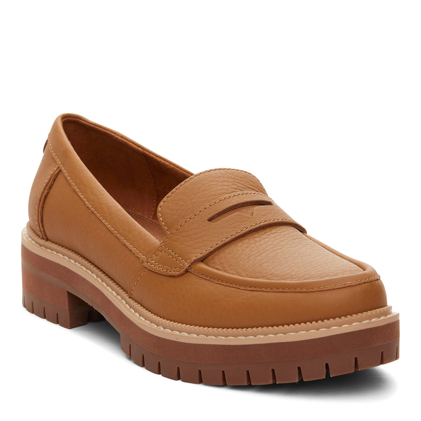 Peltz Shoes Women’s Toms Cara Loafer TAN 10020214