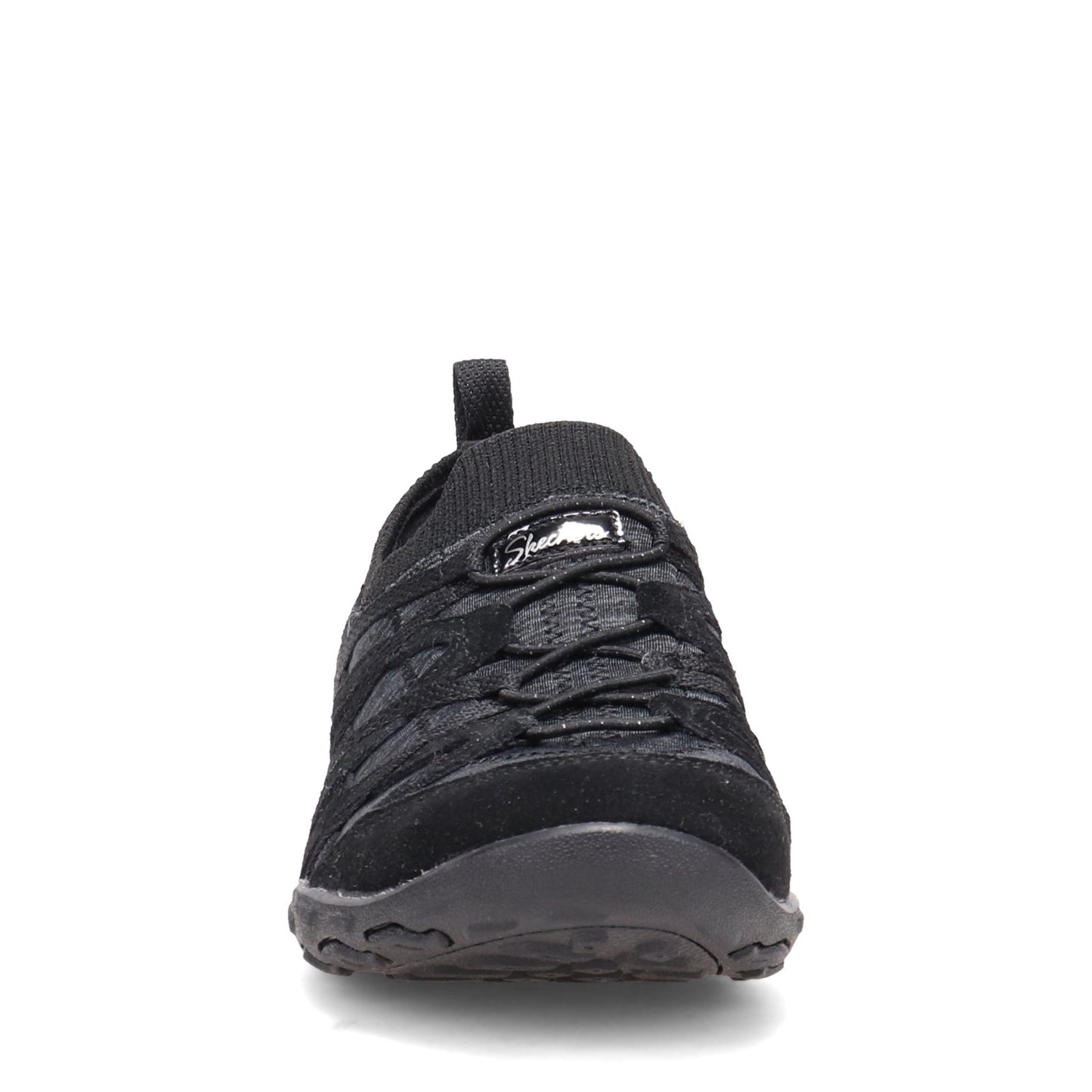 Peltz Shoes Women's Skechers Arch Fit Comfy - Bold Statement Slip-On BLACK 100275-BLK