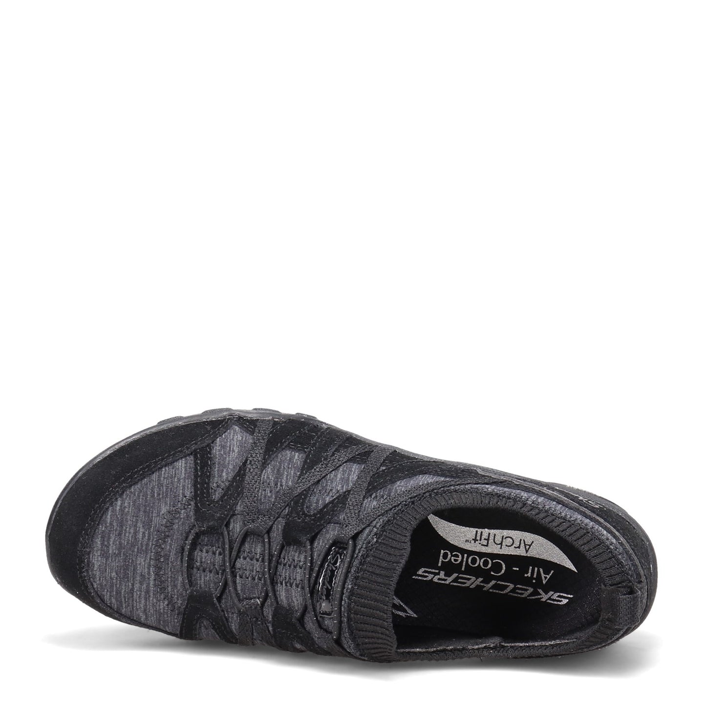 Peltz Shoes Women's Skechers Arch Fit Comfy - Bold Statement Slip-On BLACK 100275-BLK