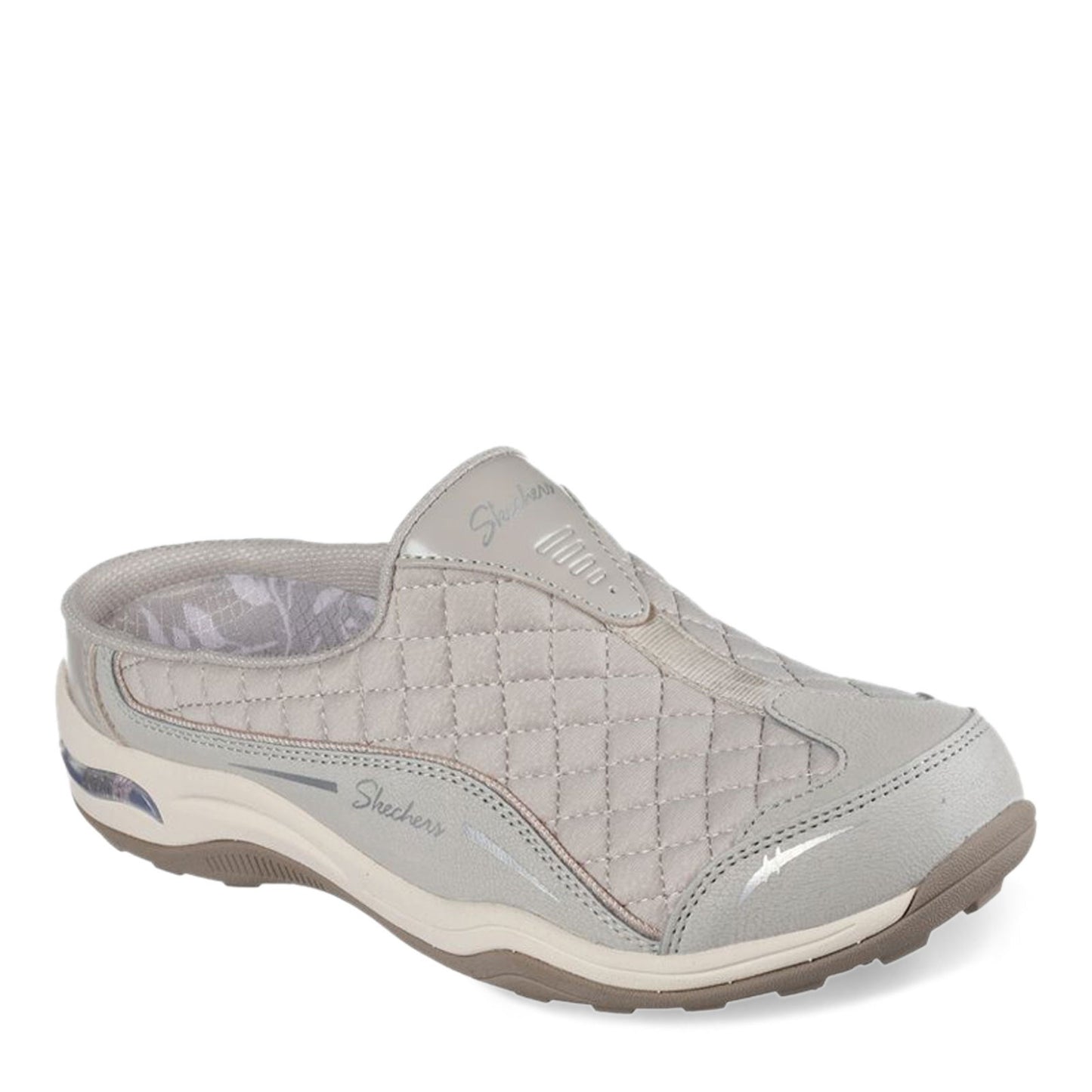 Peltz Shoes Women's Skechers Relaxed Fit: Arch Fit - Commute Clog TAUPE 100322-TPE