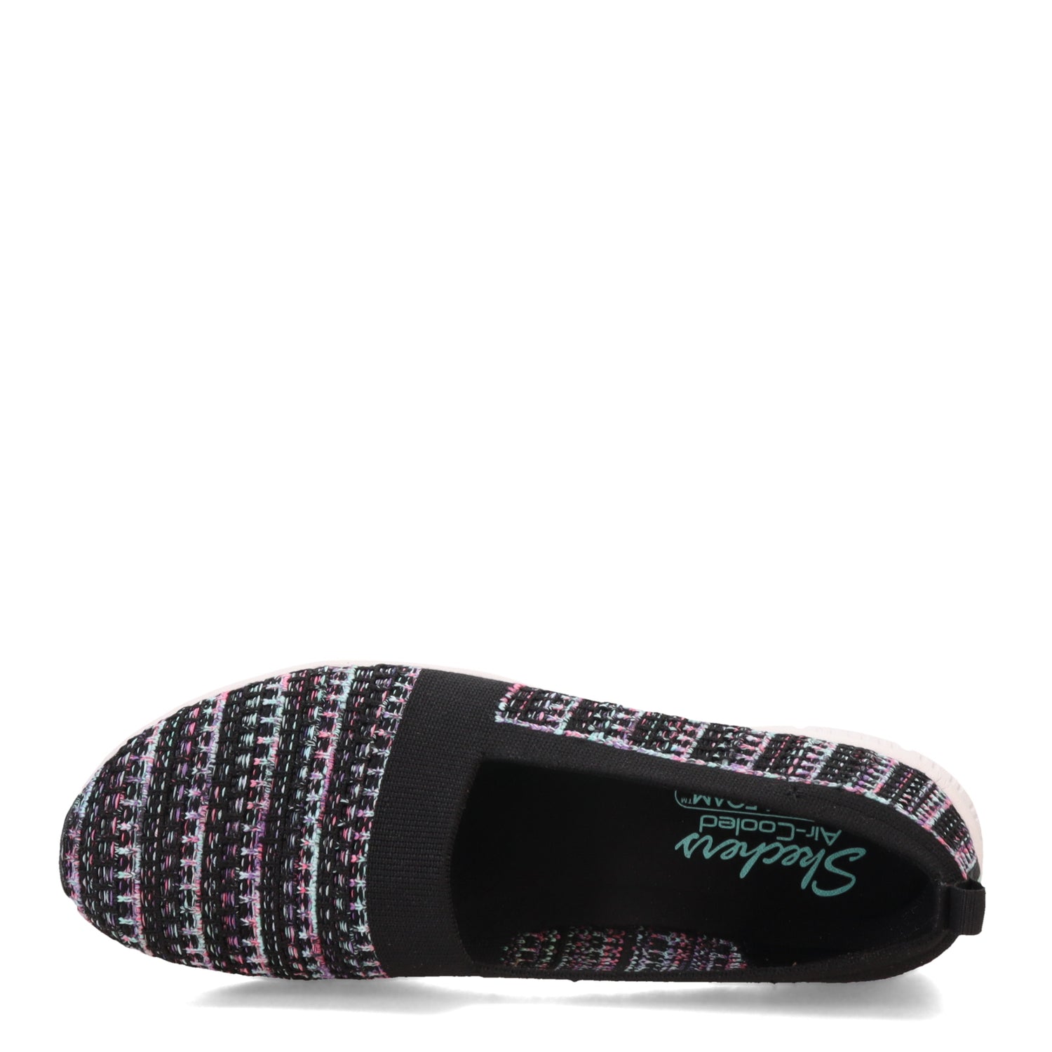 Peltz Shoes  Women's Skechers Be-Cool - Sherbet Skies Slip-On Black Multi 100367-BKMT