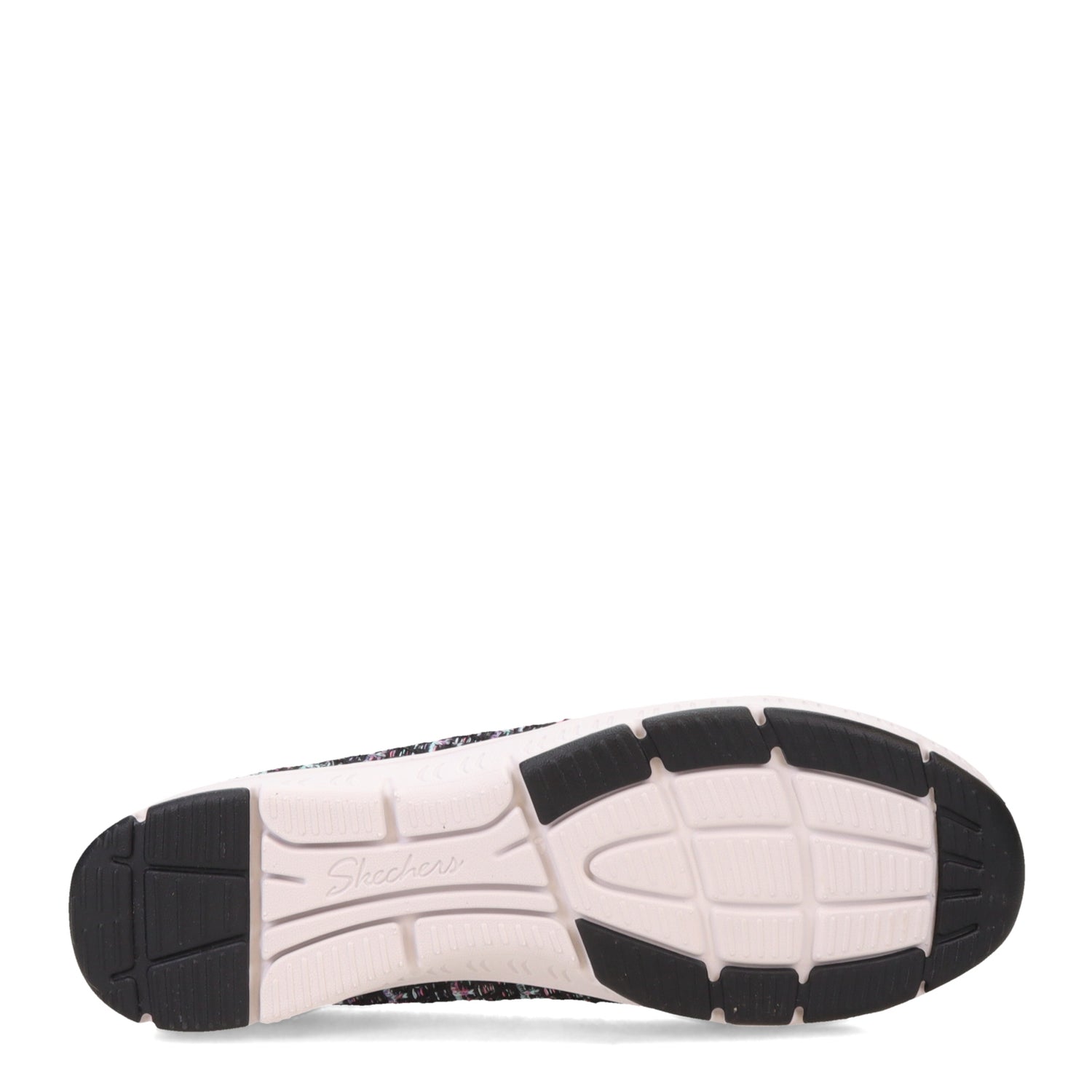 Peltz Shoes  Women's Skechers Be-Cool - Sherbet Skies Slip-On Black Multi 100367-BKMT