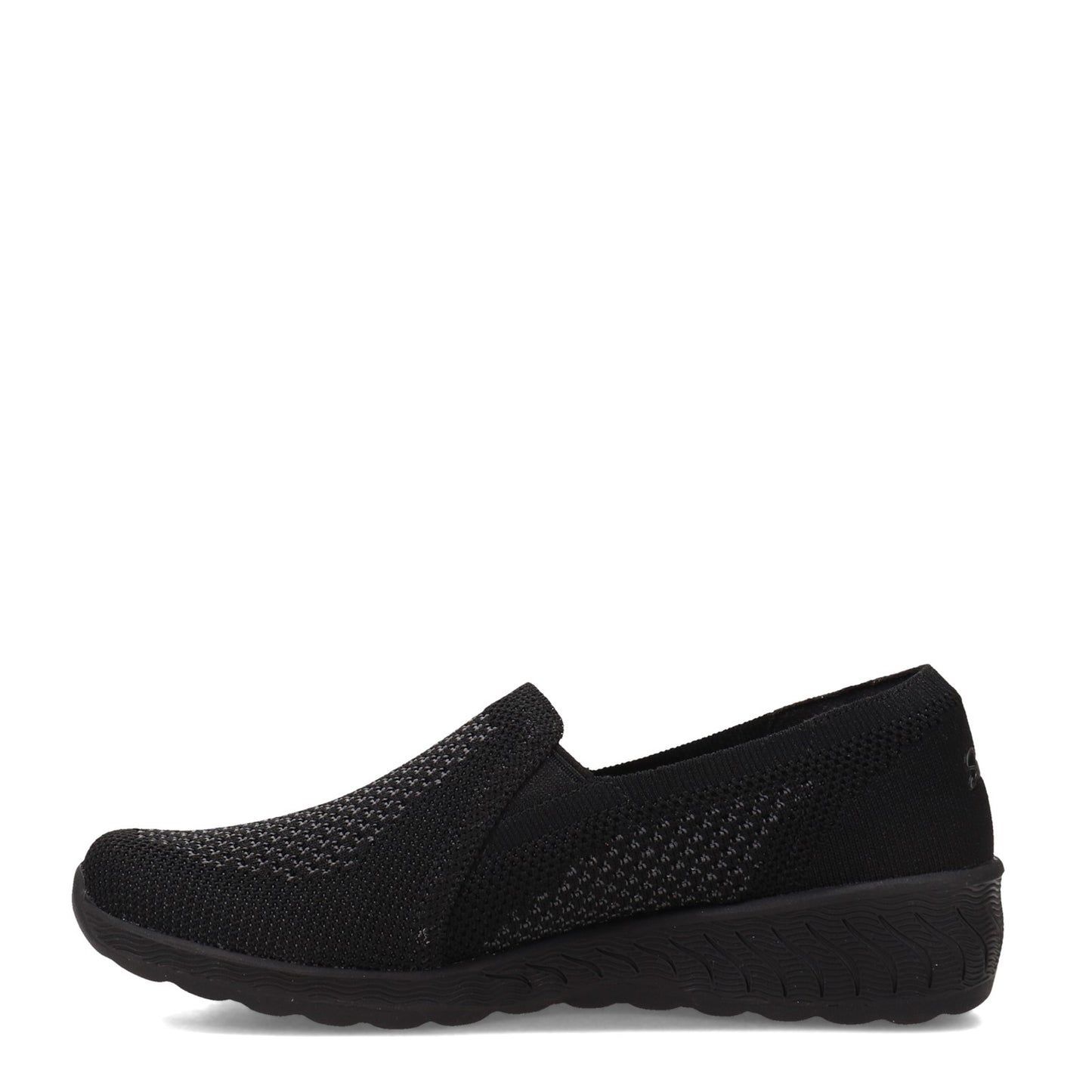 Peltz Shoes Women's Skechers Relaxed Fit: Up-Lifted - New Rules Slip-On BLACK 100454-BBK