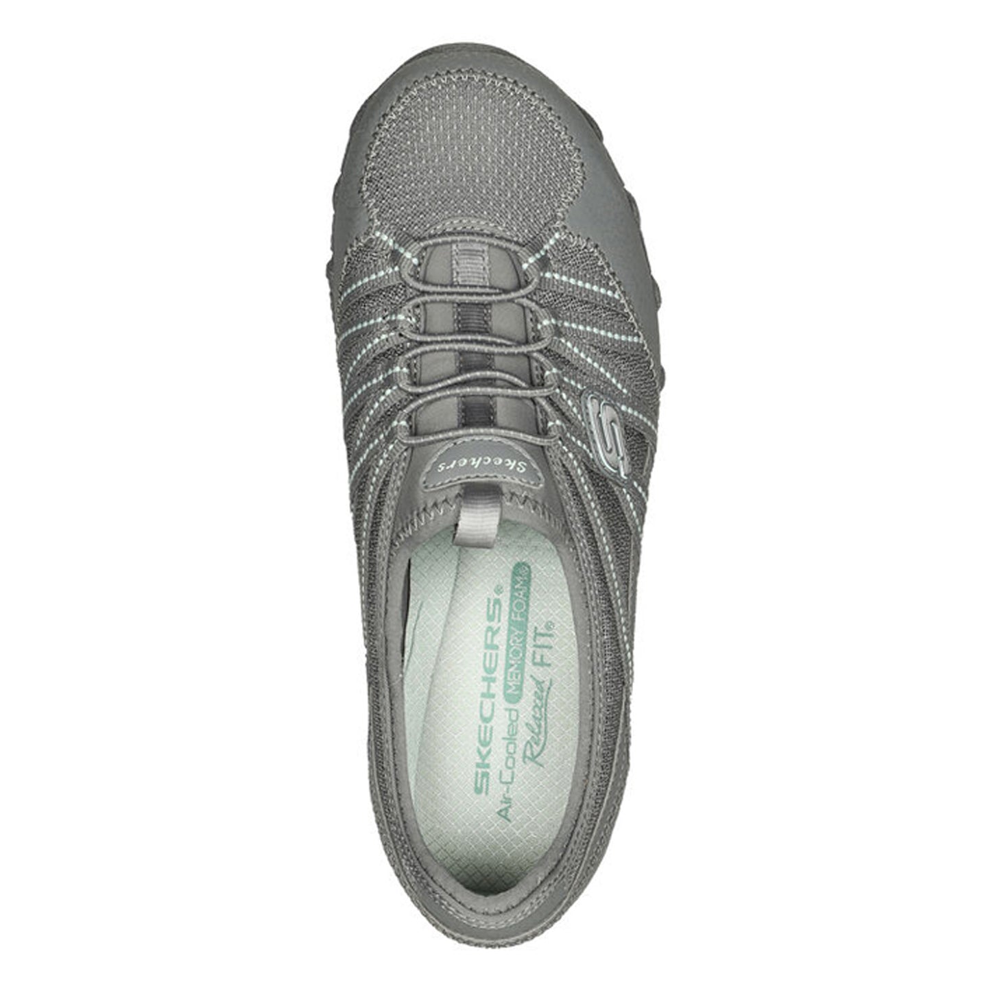 Peltz Shoes Women's Skechers Relaxed Fit: Bikers Lite – Relive Slip-On grey 100560-GRY