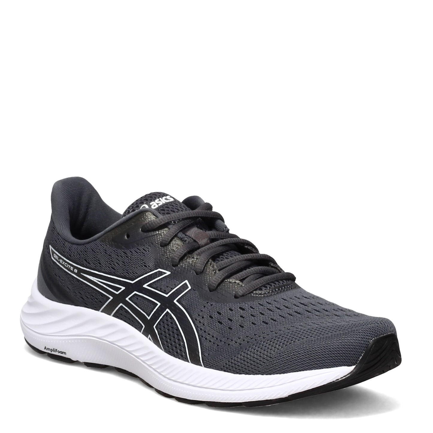 Peltz Shoes Men's ASICS GEL-Excite 8 Running Shoe - Wide Width GREY/WHITE 1011B037-023