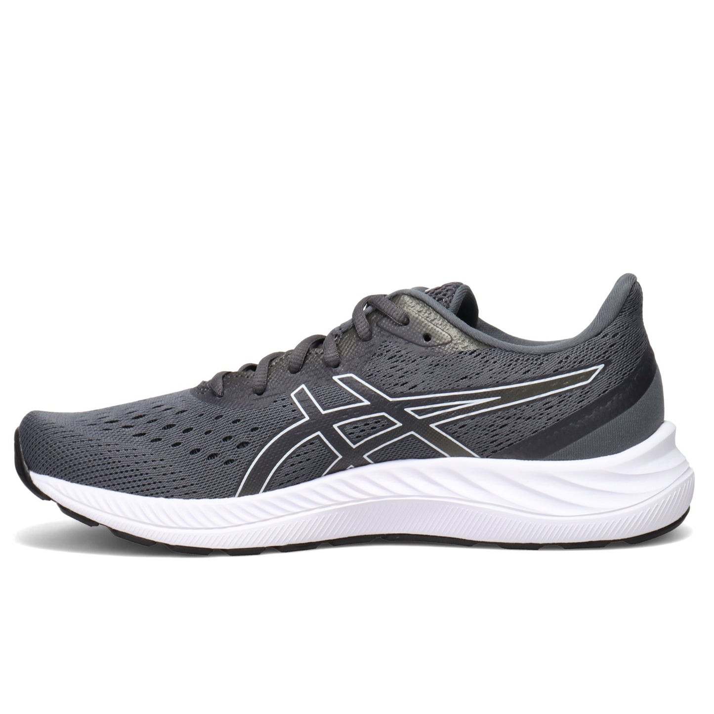 Peltz Shoes Men's ASICS GEL-Excite 8 Running Shoe - Wide Width GREY/WHITE 1011B037-023