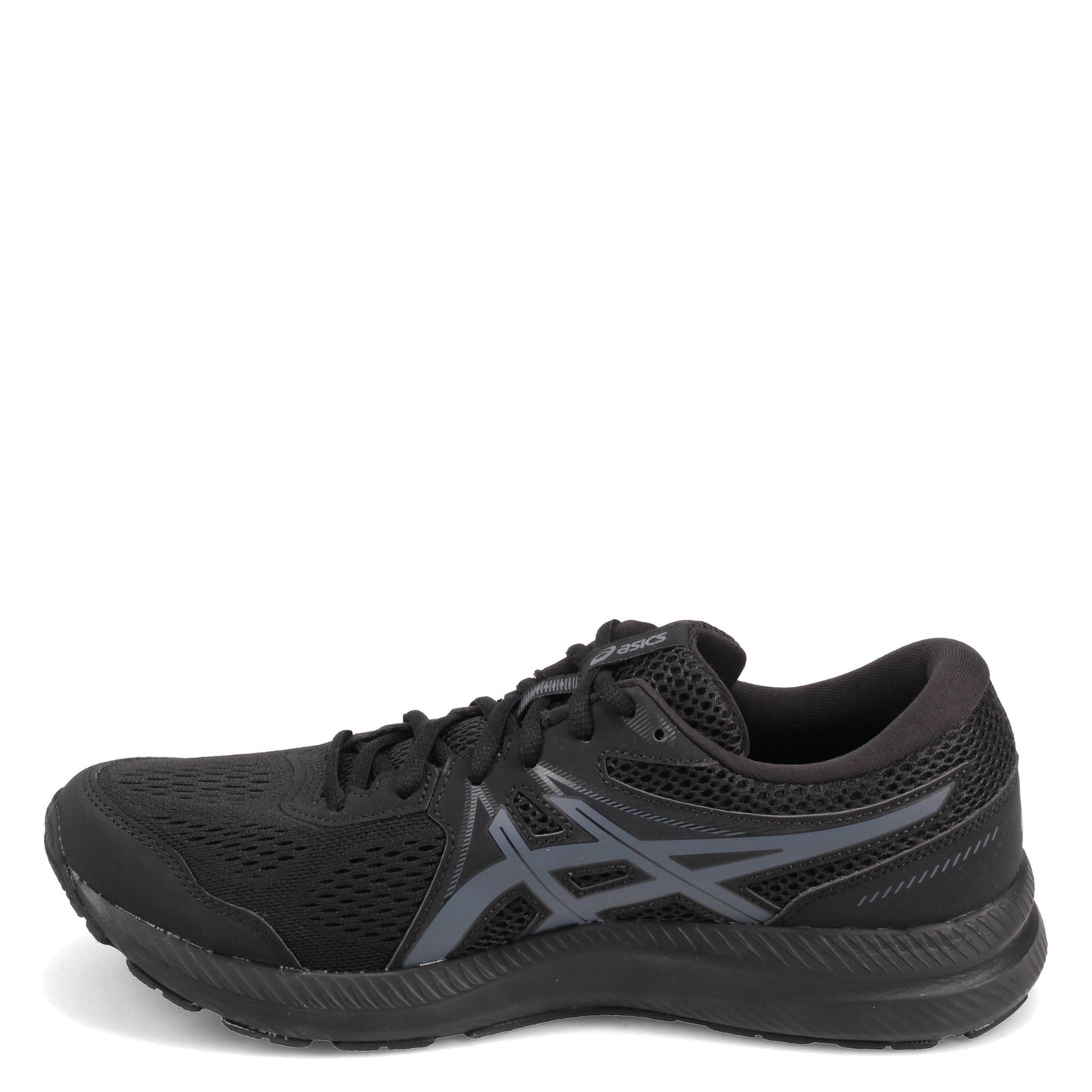 Peltz Shoes Men's ASICS GEL-Contend 7 Running Shoe BLACK GRAY 1011B040-001