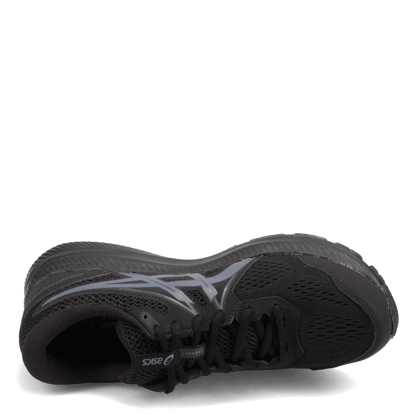 Peltz Shoes Men's ASICS GEL-Contend 7 Running Shoe BLACK GRAY 1011B040-001