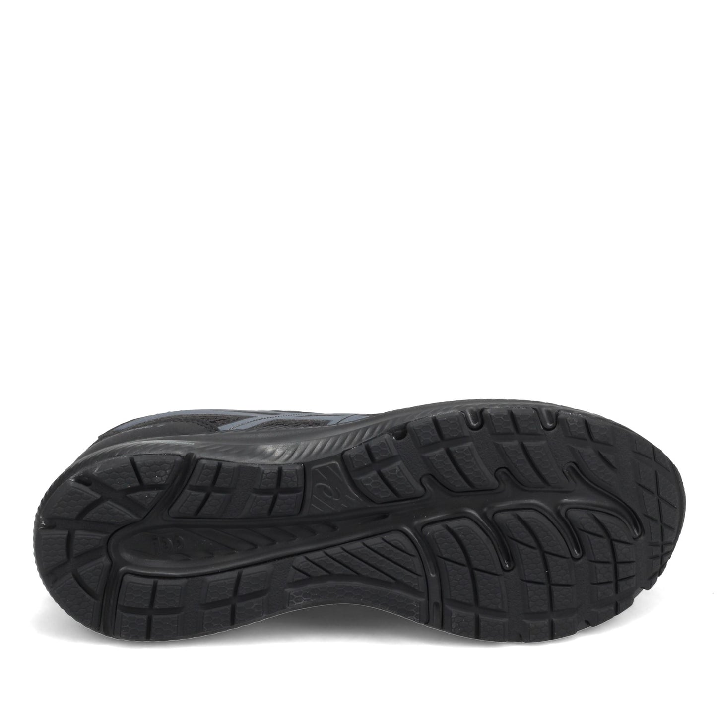 Peltz Shoes Men's ASICS GEL-Contend 7 Running Shoe BLACK GRAY 1011B040-001