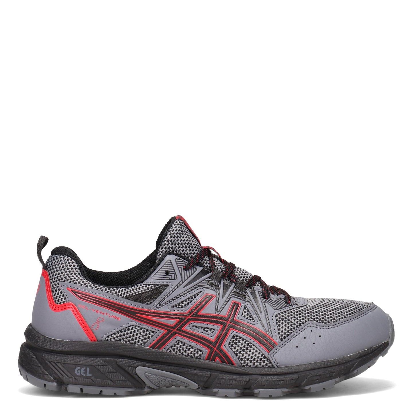 Peltz Shoes Men's ASICS GEL-Venture 8 Trail Running Shoe - Wide Width GRAY 1011B395.020