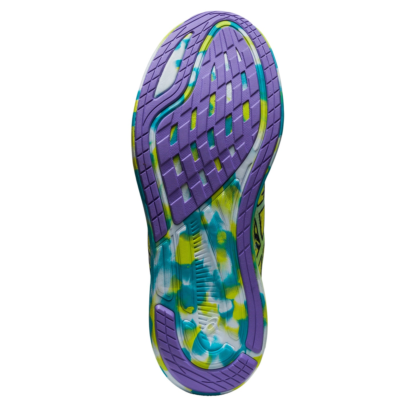Peltz Shoes Men's ASICS GEL-Noosa Tri 14 Running Shoe LIME ZEST/SKY 1011B368-301