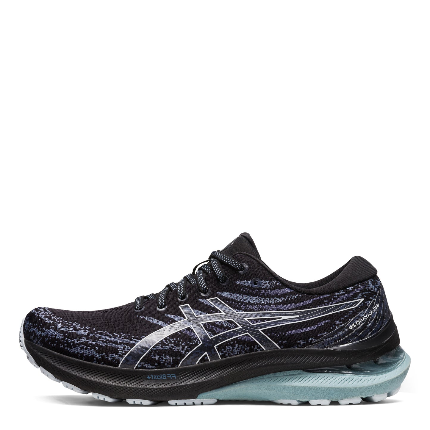 Peltz Shoes Men's ASICS GEL-Kayano 29 Running Shoe BLACK/SKY 1011B440-007