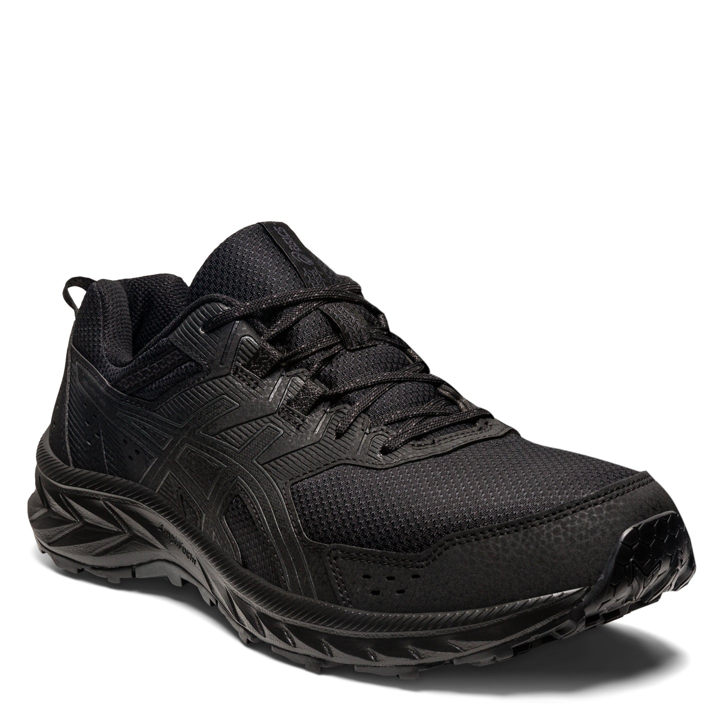 Peltz Shoes Men's ASICS GEL-Venture 9 Trail Running Shoe BLACK/BLACK 1011B486-001
