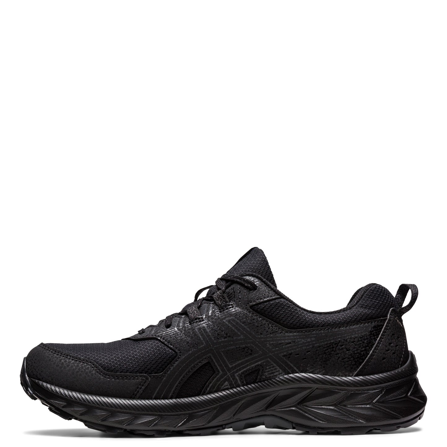 Peltz Shoes Men's ASICS GEL-Venture 9 Trail Running Shoe BLACK/BLACK 1011B486-001