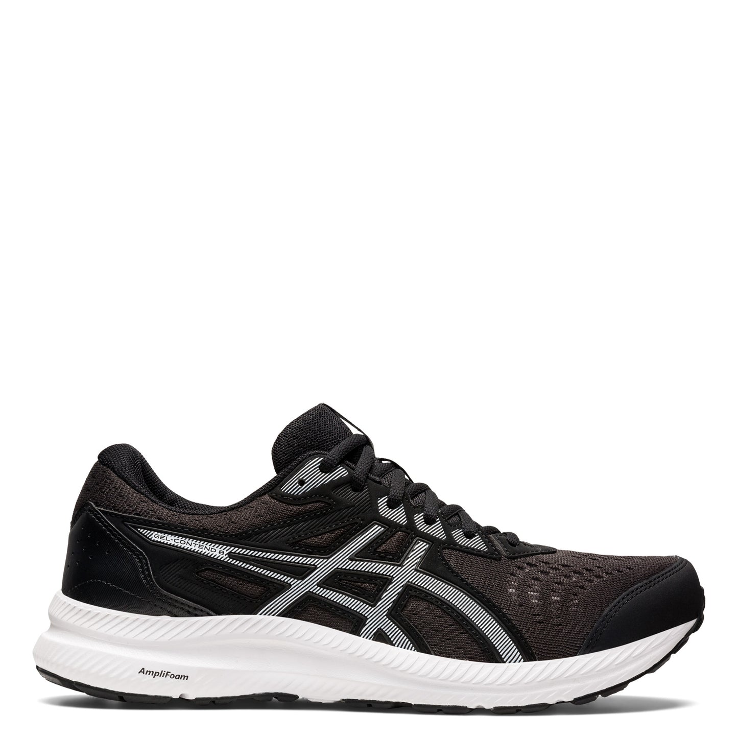 Peltz Shoes Men's ASICS GEL-Contend 8 Running Shoe Black White 1011B492.002
