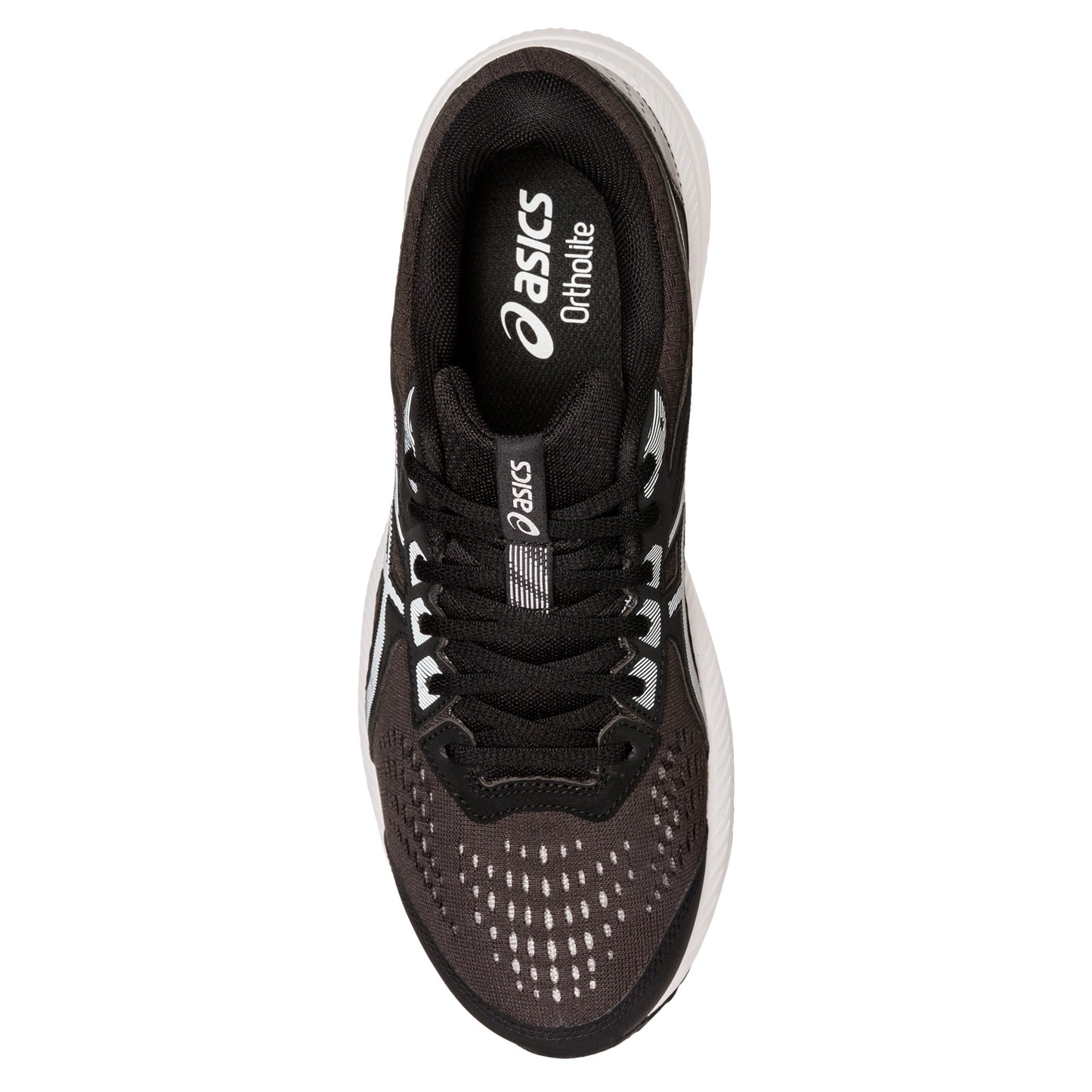 Peltz Shoes Men's ASICS GEL-Contend 8 Running Shoe Black White 1011B492.002
