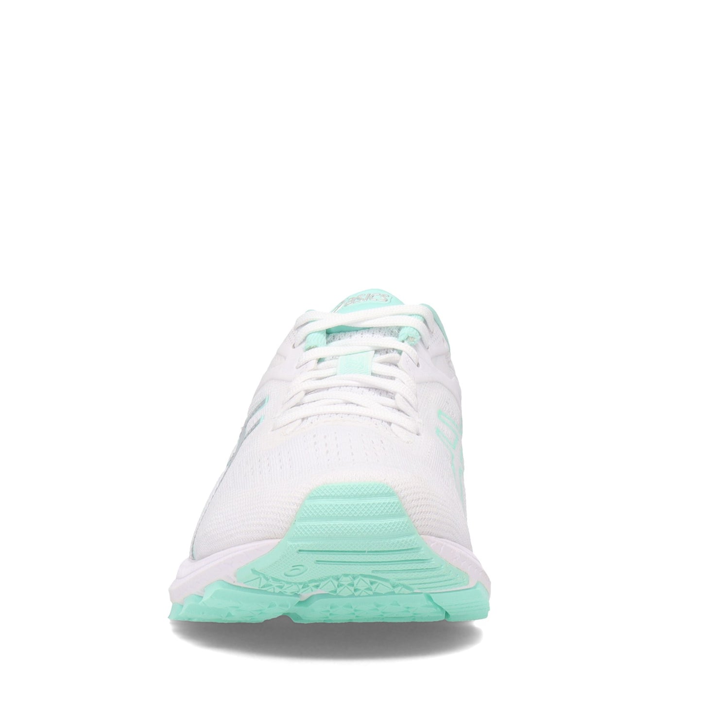 Peltz Shoes Women's ASICS GT-1000 10 Running Shoe WHITE SILVER 1012A878.101