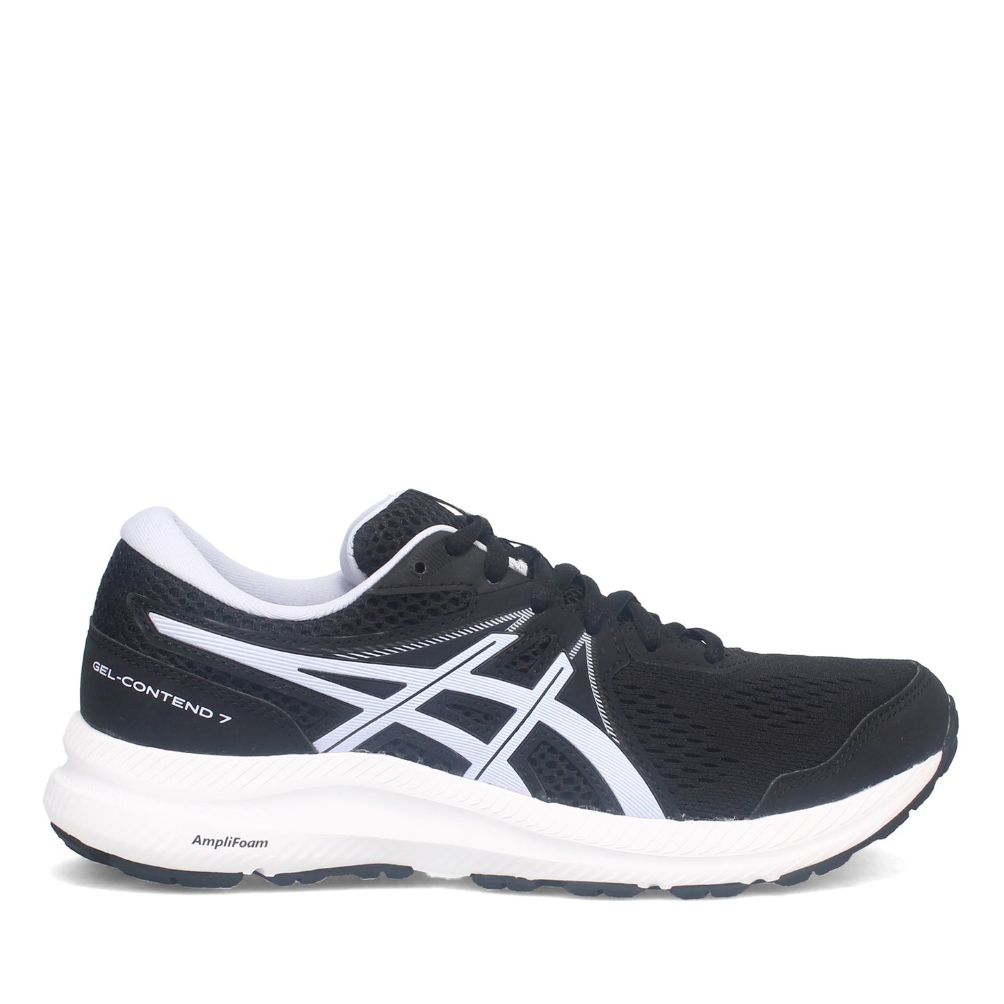 Peltz Shoes Women's ASICS GEL-Contend 7 Running Shoe BLACK / OPAL 1012A911-005