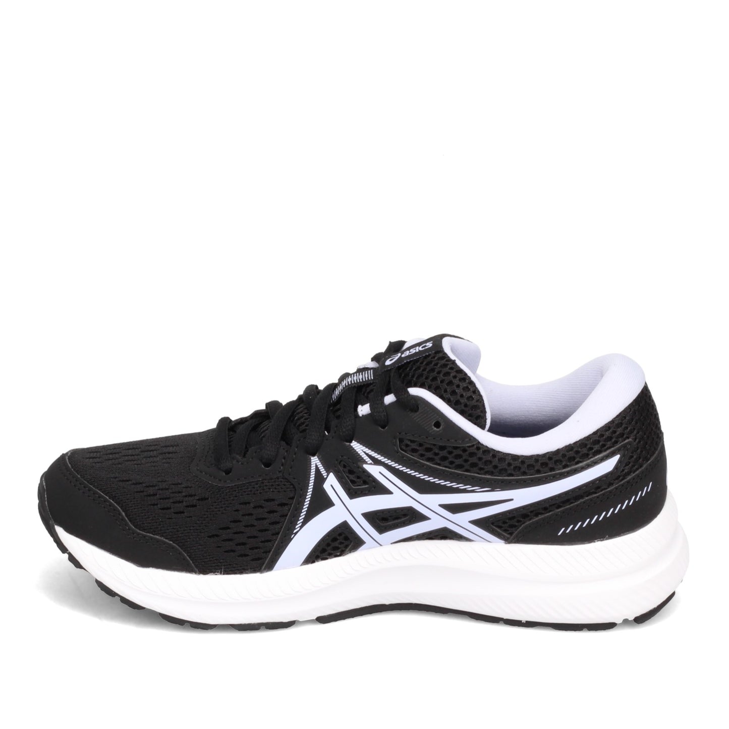 Peltz Shoes Women's ASICS GEL-Contend 7 Running Shoe BLACK / OPAL 1012A911-005