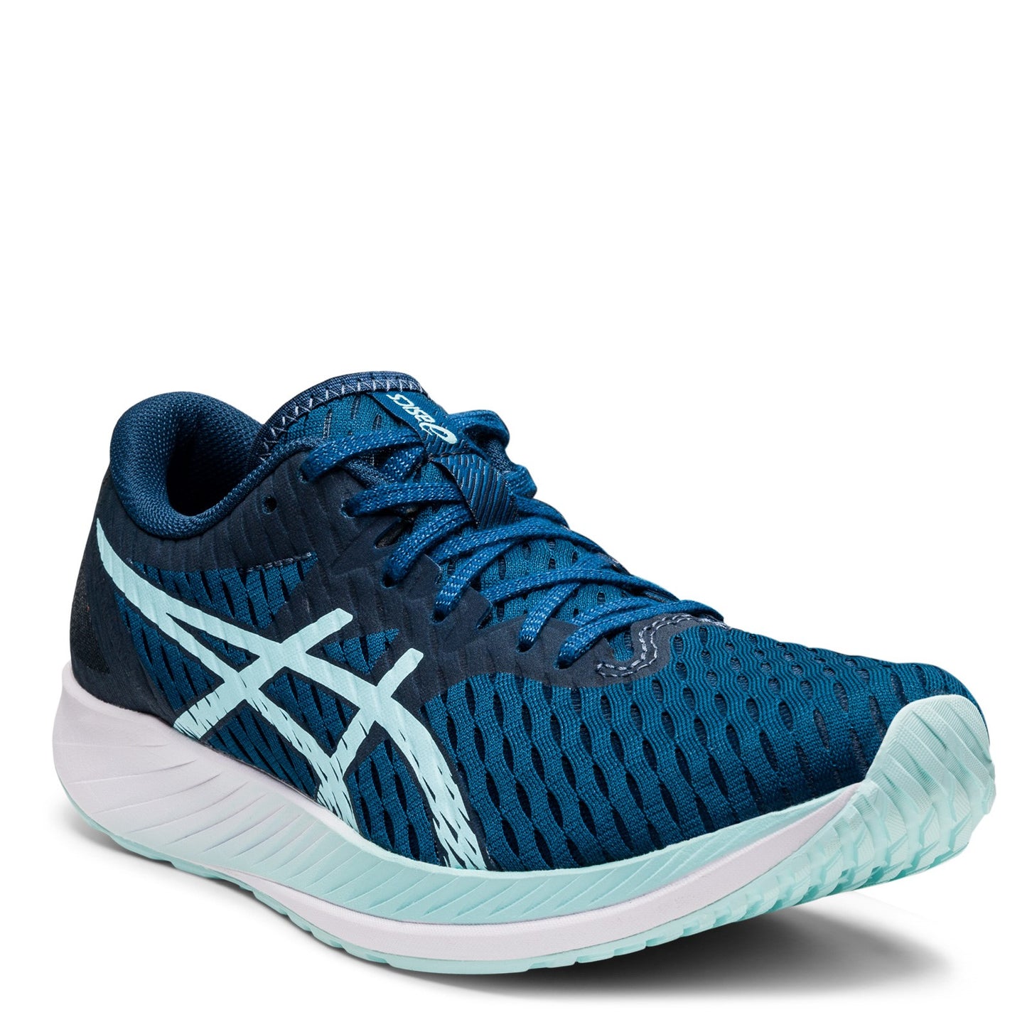 Peltz Shoes Women's ASICS Hyperspeed Running Shoe MAKO BLUE 1012A899-401