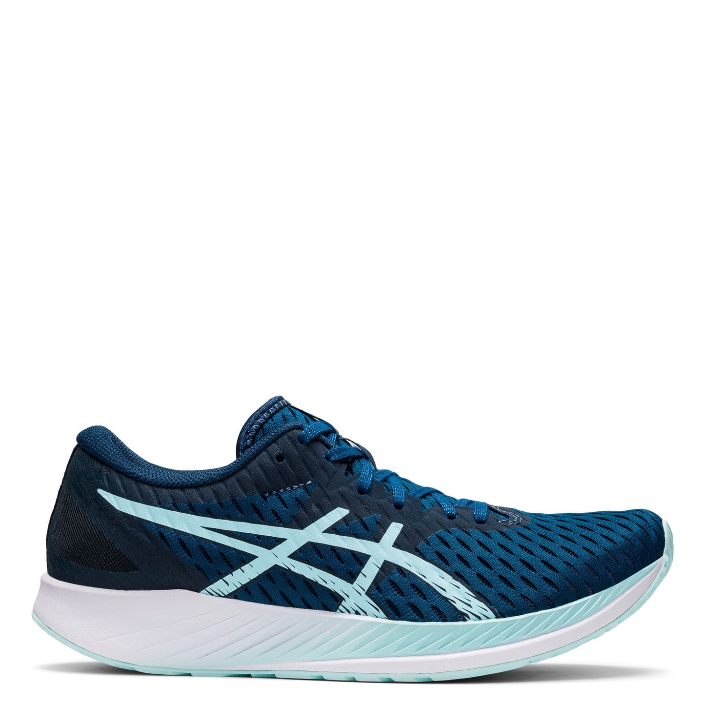 Peltz Shoes Women's ASICS Hyperspeed Running Shoe MAKO BLUE 1012A899-401