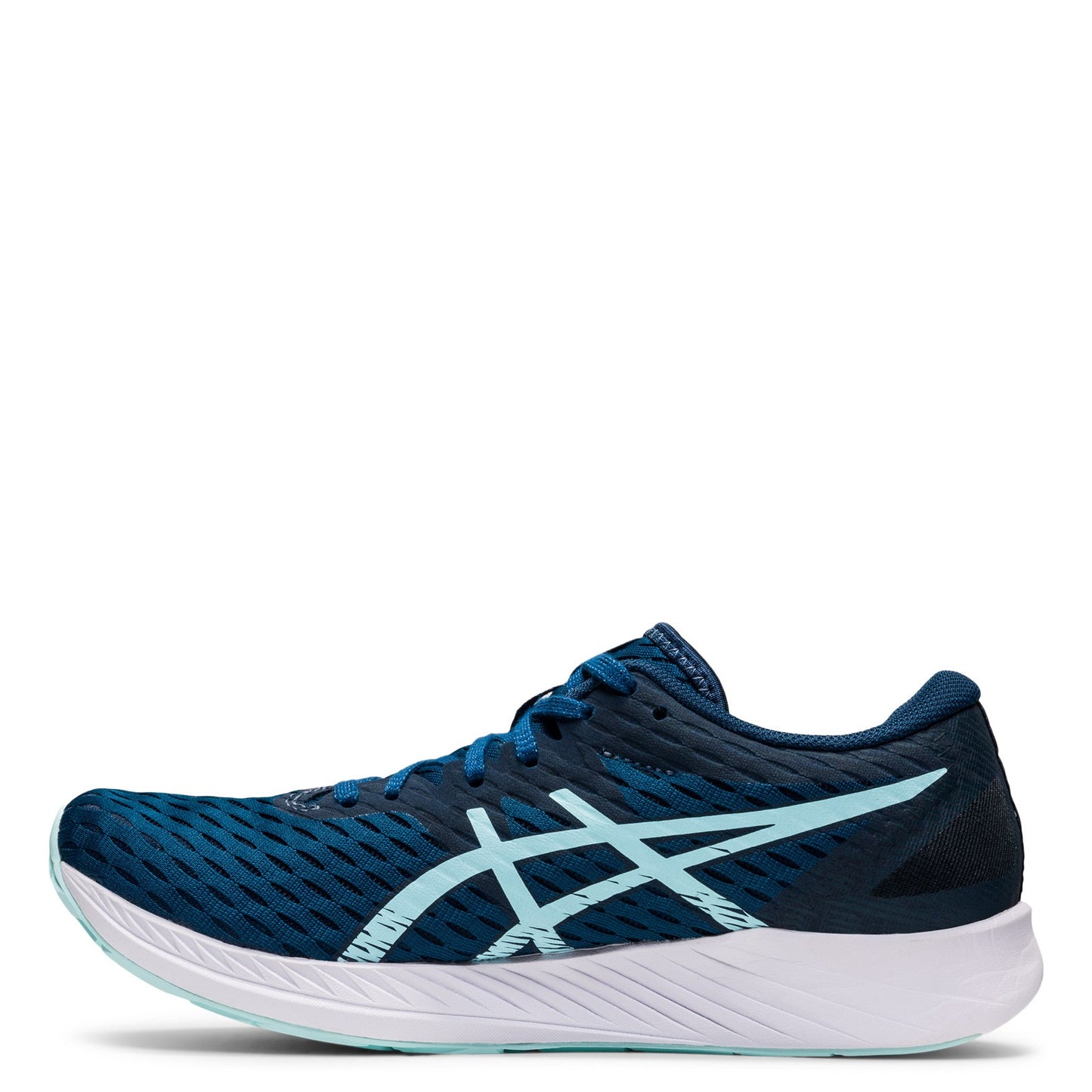 Peltz Shoes Women's ASICS Hyperspeed Running Shoe MAKO BLUE 1012A899-401