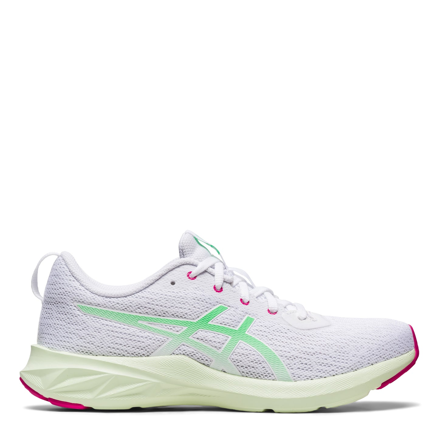 Peltz Shoes Women's ASICS Versablast 2 Running Shoe WHITE/TOUMALINE 1012B179-100