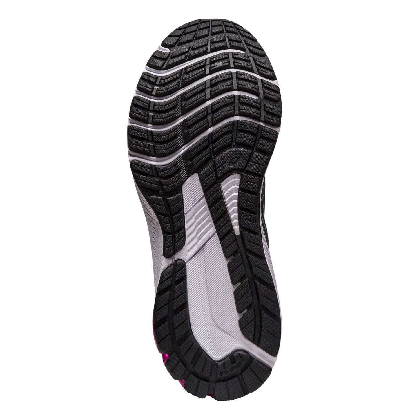 Peltz Shoes Women's ASICS GT-1000 11 Running Shoe BLACK/TOURMALINE 1012B197-004
