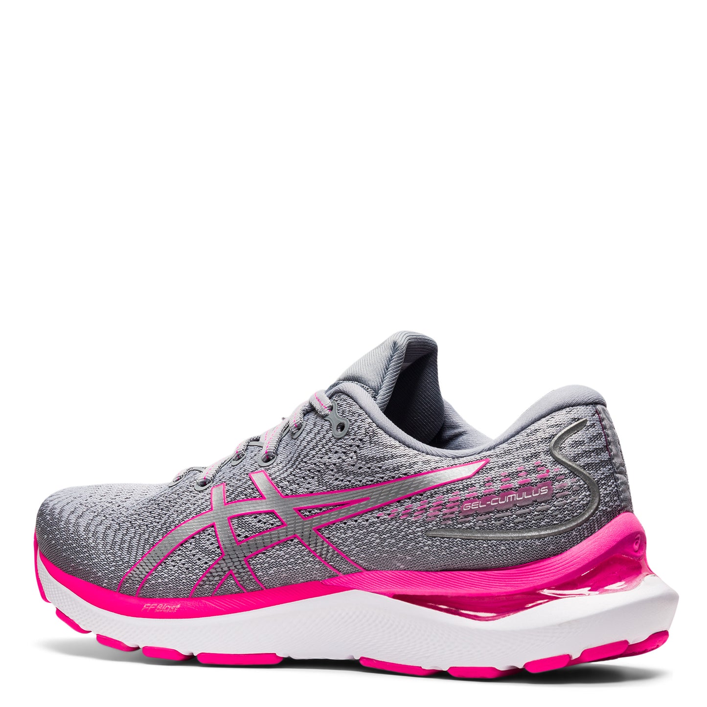 Peltz Shoes Women's ASICS GEL-Cumulus 24 Running Shoe GREY PINK 1012B206.021
