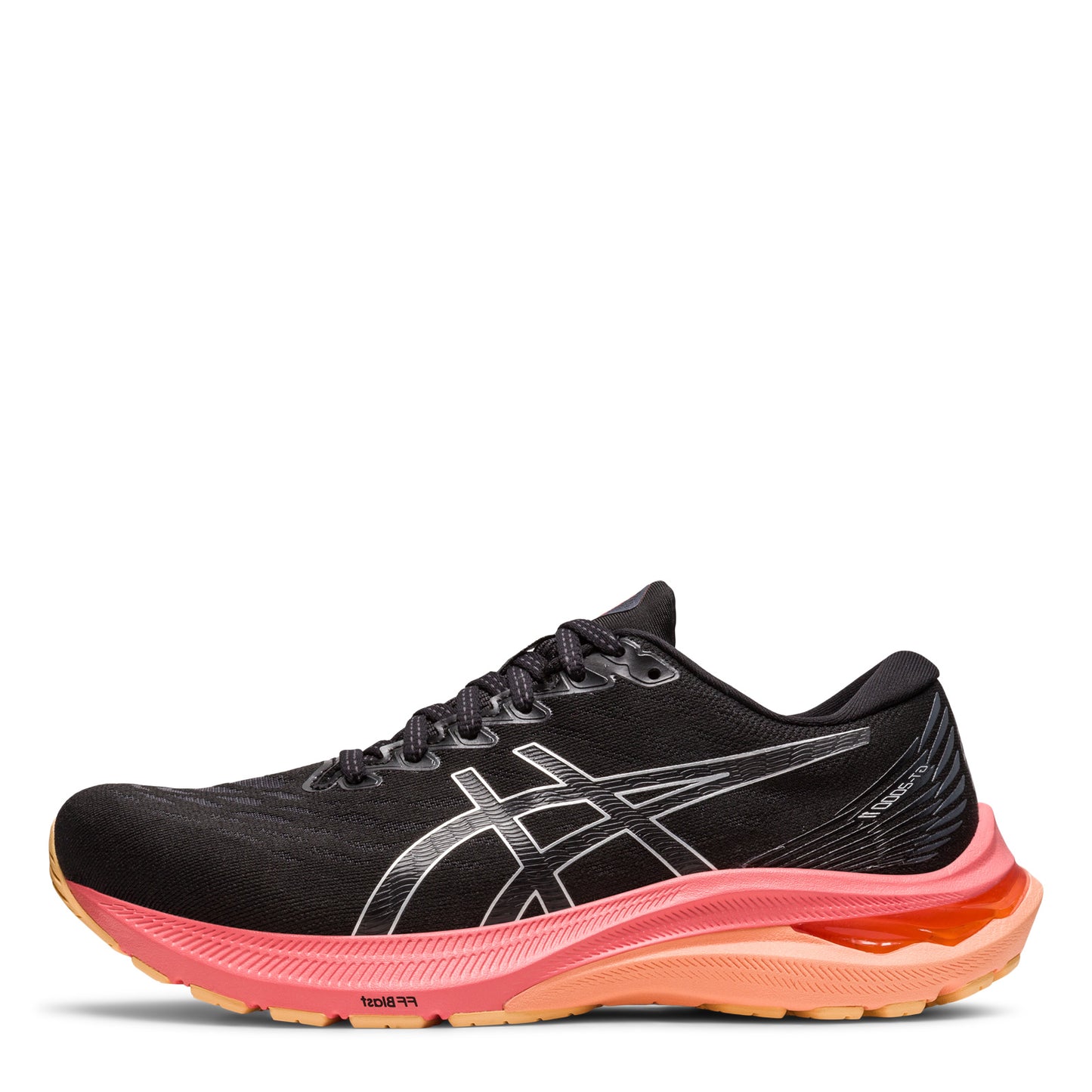 Peltz Shoes Women's ASICS GT-2000 11 Running Shoe BLACK/PURE SILVER 1012B271-006