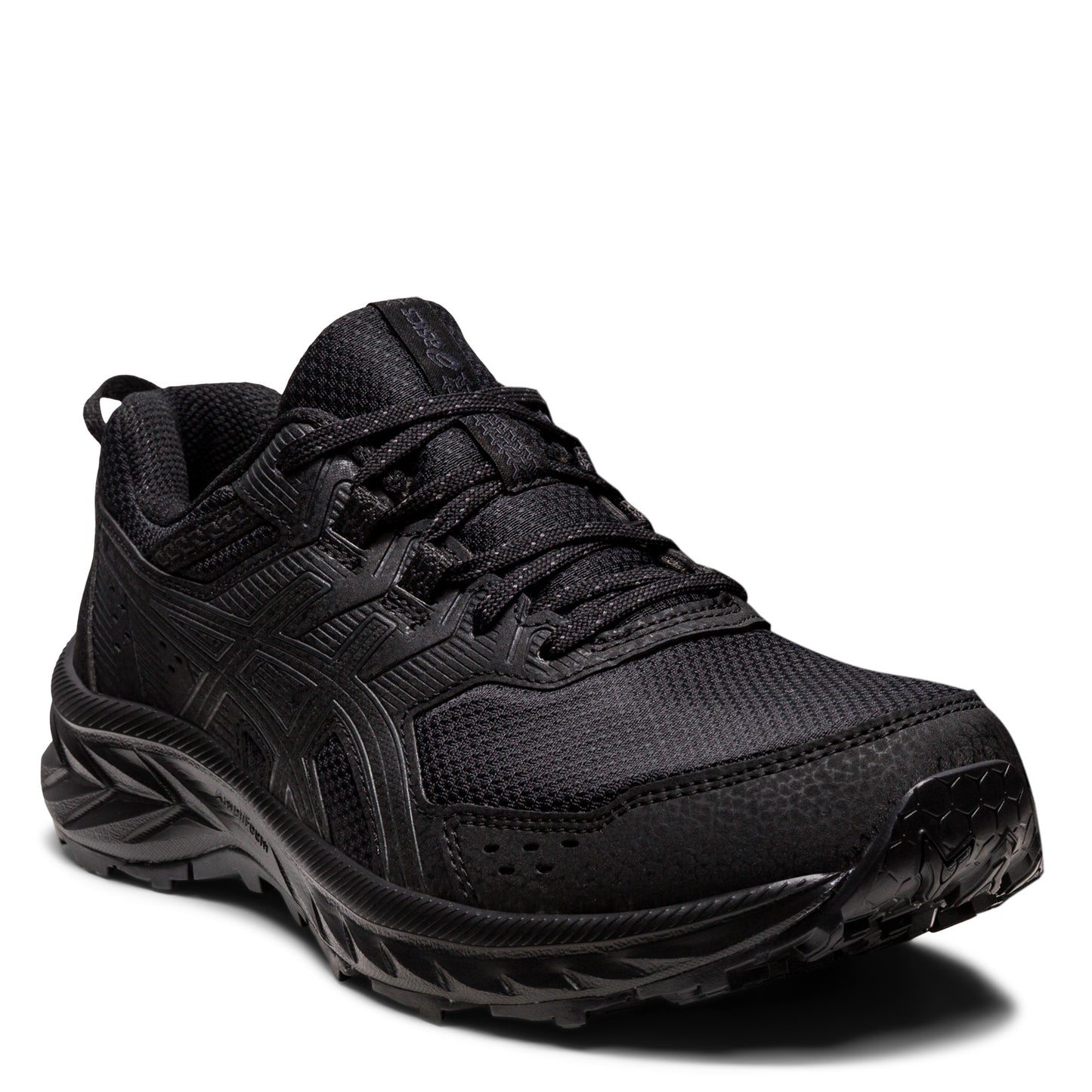 Peltz Shoes Women's ASICS GEL-Venture 9 Trail Running Shoe - Wide Width BLACK/BLACK 1012B314-001