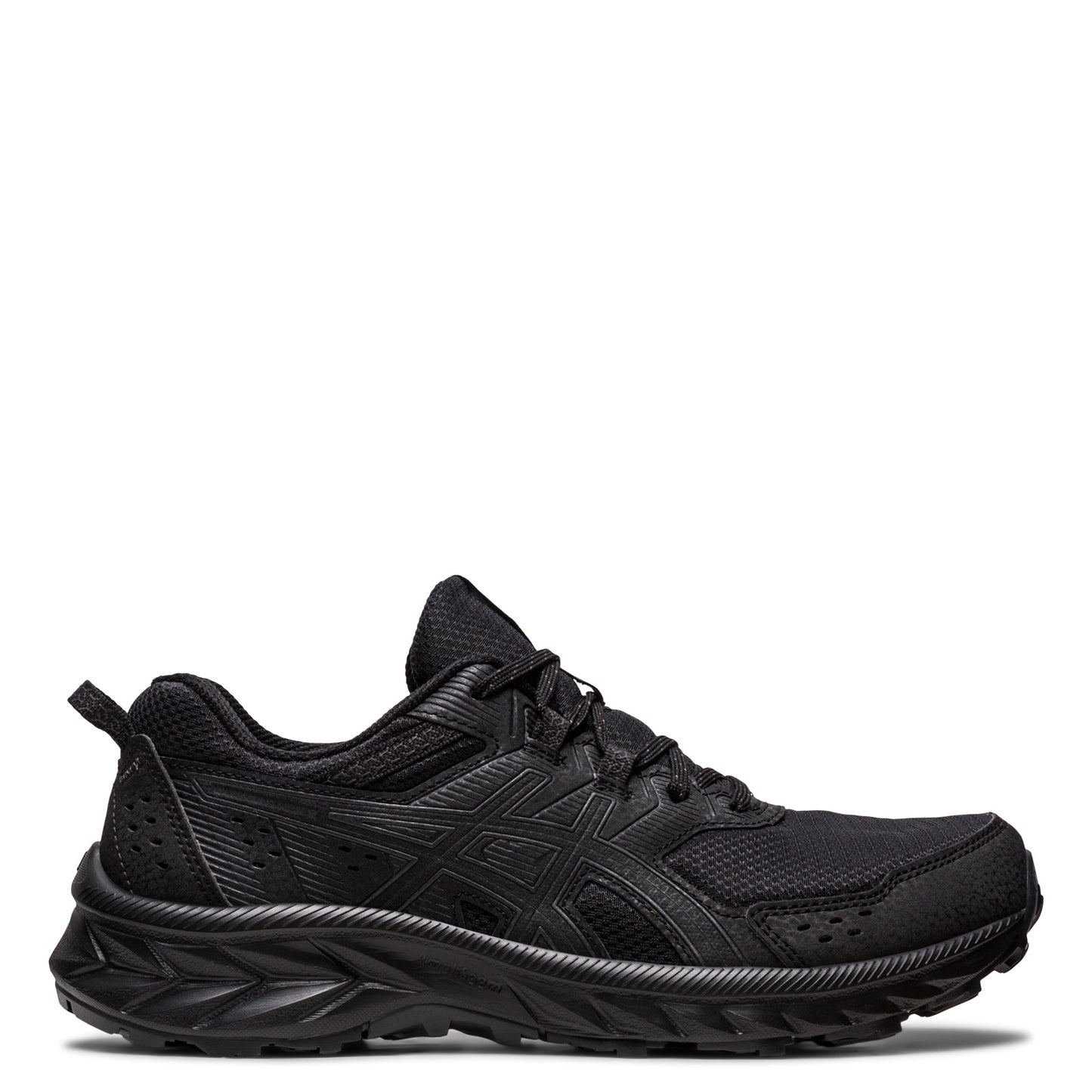 Peltz Shoes Women's ASICS GEL-Venture 9 Trail Running Shoe - Wide Width BLACK/BLACK 1012B314-001