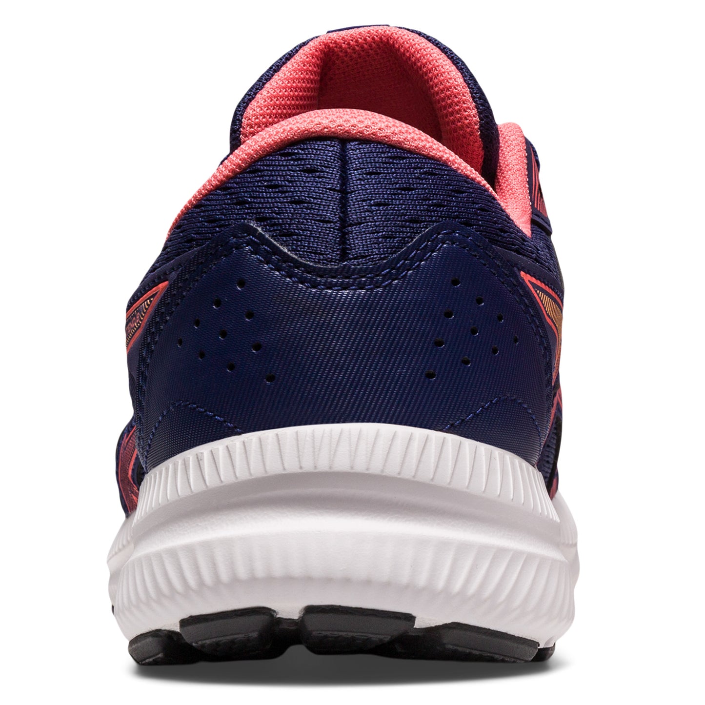 Peltz Shoes Women's ASICS GEL-Contend 8 Running Shoe - Wide Width INDIGO BLUE/PAPAYA 1012B319-405