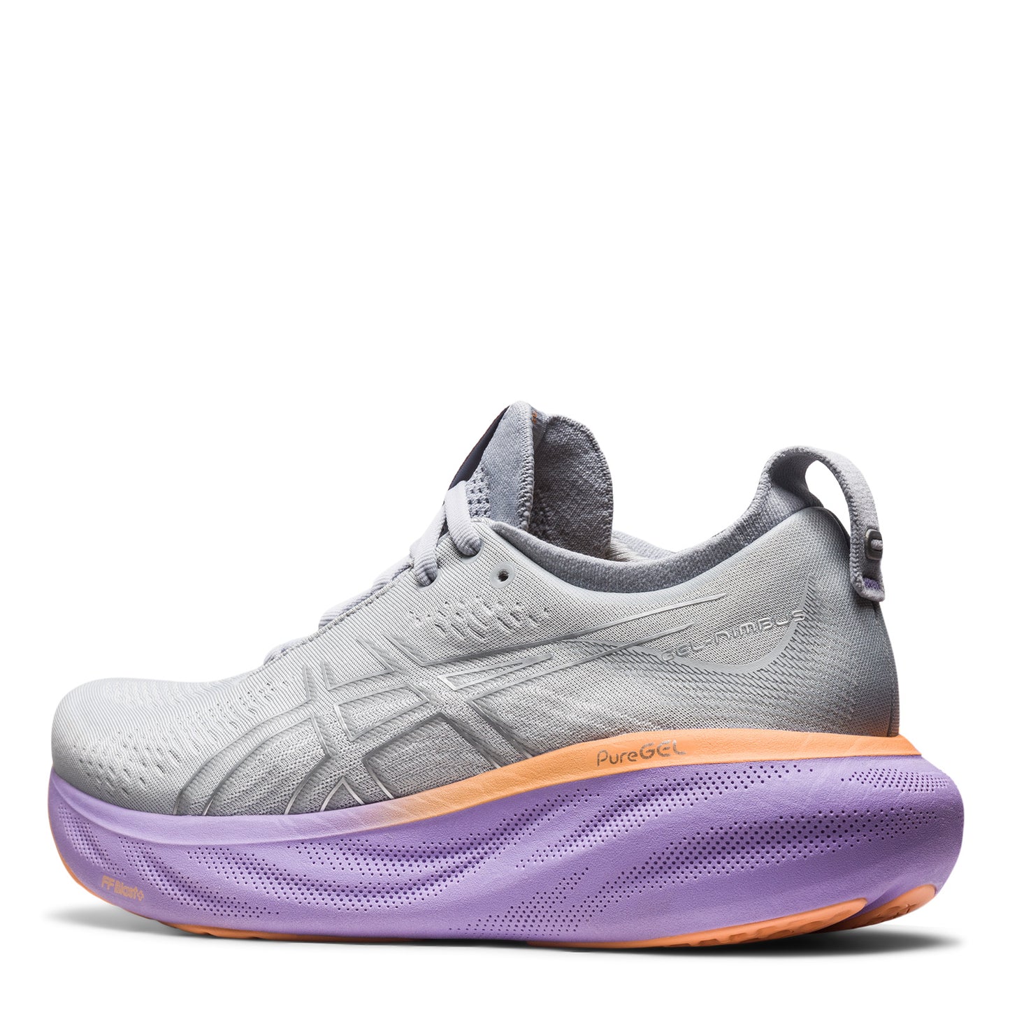Peltz Shoes Women's ASICS GEL-Nimbus 25 Running Shoe - Wide Width GREY GREEN 1012B437-021