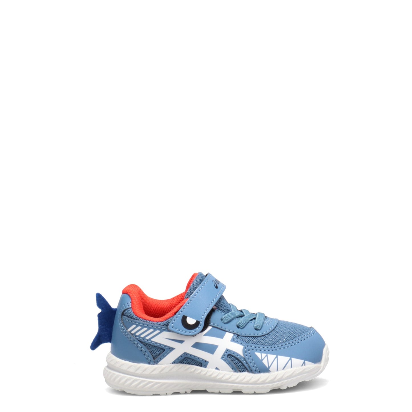 Peltz Shoes Boy's ASICS Contend 7 TS Running Shoe - Toddler BLUE WHITE 1014A202.404