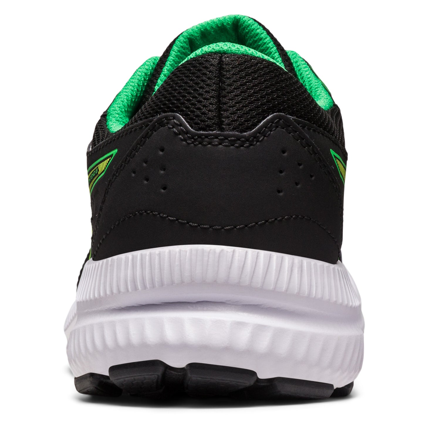 Peltz Shoes Boy's ASICS Contend 8 Sneaker - Little Kid & Big Kid BLACK GREEN 1014A259-005