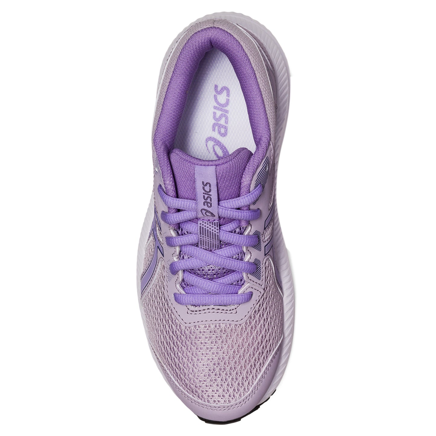 Peltz Shoes Girl's ASICS Contend 8 Sneaker - Little Kid & Big Kid PURPLE 1014A259-500