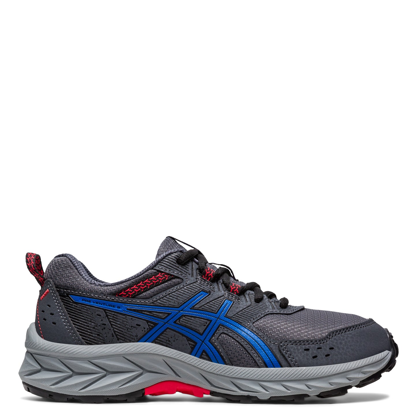 Peltz Shoes Boy's ASICS Pre Venture 9 Trail Running Shoe - Little Kid & Big Kid GREY BLUE 1014A276-020